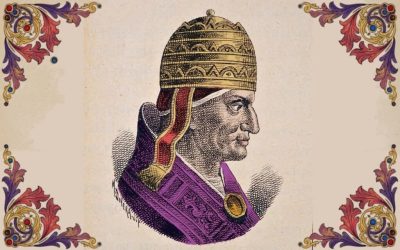 EL MINISTRO PROVINCIAL REGALA AL SANTUARIO DE LA VIRGEN DE LA CABEZA UNA BULA DE PLOMO DEL PAPA GREGORIO IX