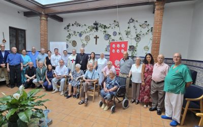 La Basílica-Santuario de la Virgen de la Cabeza vincula su proyecto social a los mayores de la Casa Hogar de Cáritas en Andújar