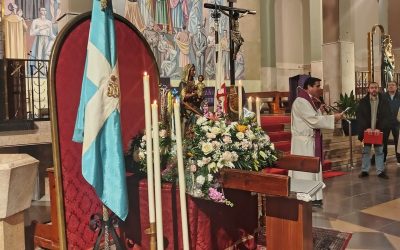 La imagen peregrina de la Santísima Virgen de la Cabeza visita la parroquia de Cristo Rey de Jaén