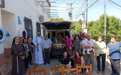 Visita de la imagen peregrina de la Virgen de la Cabeza a las parroquias de Santiago-Pontones
