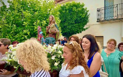 Arquillos vive una jornada histórica en torno a la Madre, la Virgen de la Cabeza peregrina