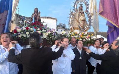 La imagen peregrina de la Virgen de la Cabeza concluye su recorrido por Alcalá la Real