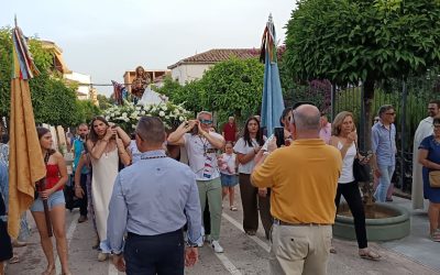 La Virgen Peregrina de la Cabeza visita las parroquias de la Puerta de Andalucía