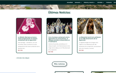 El Santuario de la Virgen de la Cabeza estrena página web